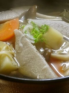 そば団子&野菜で温まる♪けんちん汁-レシピのメイン写真