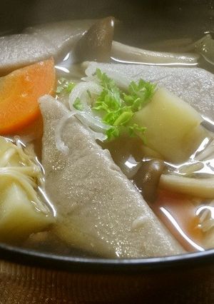 そば団子＆野菜で温まる♪けんちん汁-レシピのメイン写真