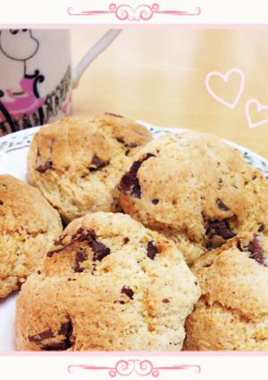 アルファベットチョコレートで簡単スコーン-レシピのメイン写真