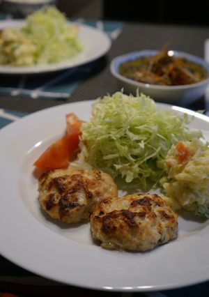 焼かない！ヘルシー！お豆腐ハンバーグ-レシピのメイン写真