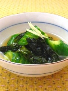 胡瓜とワカメの酢の物-レシピのメイン写真