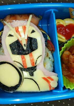 キャラ弁 仮面ライダーマッハ ★改良版★-レシピのメイン写真