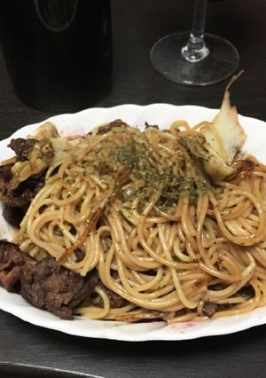 究極の組合せ！牛肉の赤ワインパスタ-レシピのメイン写真