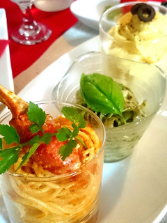 イタリアン・トリコロールの3色パスタ-レシピのメイン写真