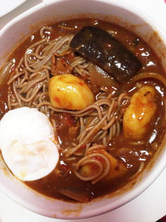 残りカレーリメイク カレー蕎麦-レシピのメイン写真