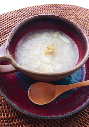 喉がうるおう！レンコンのすりながしスープ-レシピのメイン写真