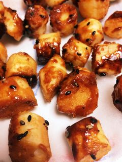 麩で簡単♪幼児オヤツ♡黒ごまきな粉ラスク-レシピのメイン写真