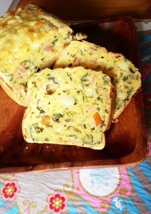 HBで焼く残り野菜のケークサレ-レシピのメイン写真