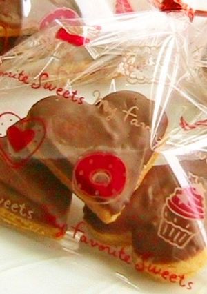 バレンタインに♡ハート型のチョコクッキー-レシピのメイン写真