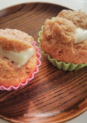 野菜ジュースとチーズの蒸しパン-レシピのメイン写真