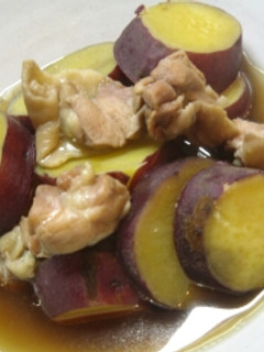 さつまいもと鶏肉のうま煮-レシピのメイン写真