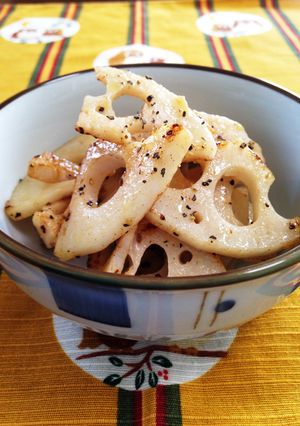 簡単！！レンコンのきんぴら黒胡椒風味-レシピのメイン写真