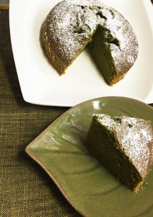 抹茶好きの私の！濃厚し〜っとり抹茶ケーキ-レシピのメイン写真