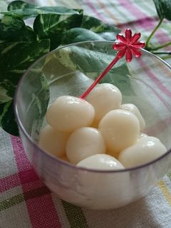 ほんのり甘いカルピス白玉団子-レシピのメイン写真