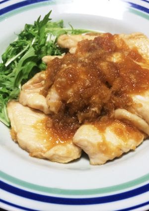 驚きの柔らかさ！鶏ムネ肉でみぞれ煮風-レシピのメイン写真