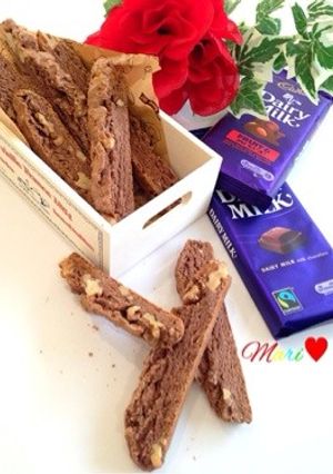 VDにも♡ざくうま♡チョコビスコッティ-レシピのメイン写真