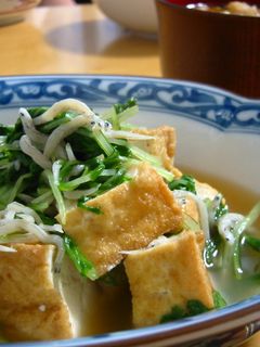 厚揚げ&水菜☆さっぱり煮-レシピのメイン写真