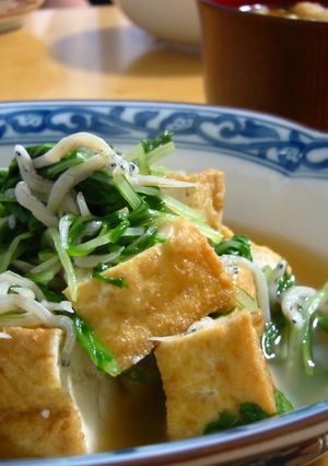 厚揚げ&水菜☆さっぱり煮-レシピのメイン写真
