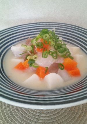 時短♪豚汁のあまり野菜de白みそ煮-レシピのメイン写真