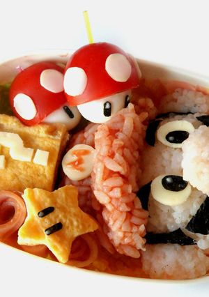 マリオのキャラ弁の作り方（動画付き）-レシピのメイン写真