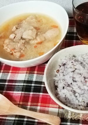 ご飯SUSUMU　鶏かぶらのバクテー定食-レシピのメイン写真