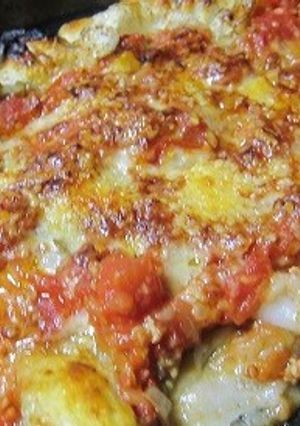 お餅とミートソース☆グリルで簡単おつまみ-レシピのメイン写真
