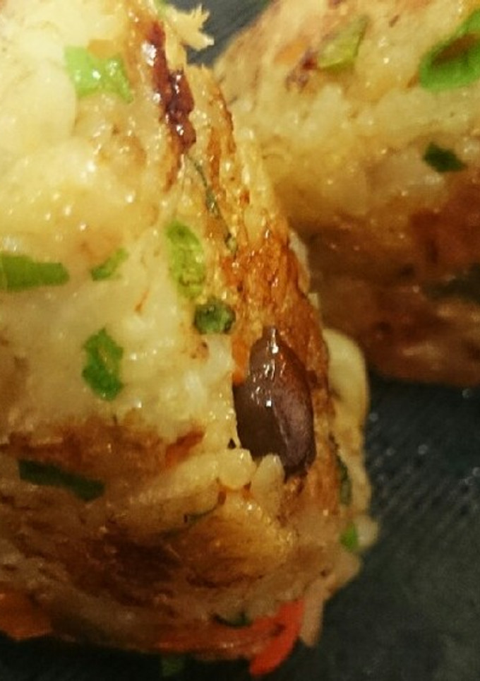 炊き込みご飯 リメイク 焼きおにぎり-レシピのメイン写真