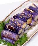 長茄子(ひもなす)「味むらさき」味噌和え
