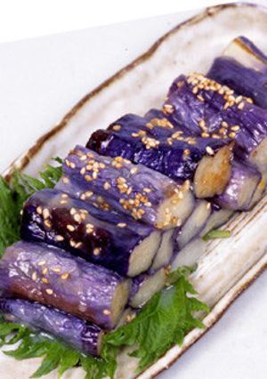 長茄子(ひもなす)「味むらさき」味噌和え-レシピのメイン写真