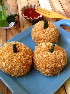 しっかり味!揚げない!おから南瓜コロッケ-レシピのメイン写真