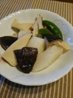 高野豆腐・長芋・竹輪・椎茸の煮物♪-レシピのメイン写真