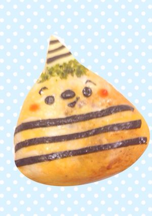 黄おに✳︎おにぎり✳︎節分キャラ弁-レシピのメイン写真