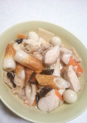 鶏肉竹輪の八宝菜-レシピのメイン写真