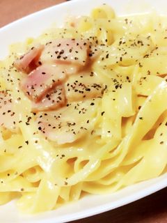 簡単!だけど濃厚本格的な味のカルボナーラ-レシピのメイン写真