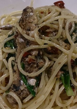 アンジュアンジュの鰯のペペロンチーノ♪-レシピのメイン写真