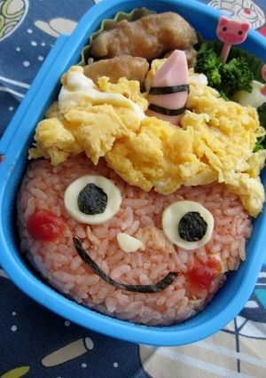 節分におにのお弁当(キャラ弁)(幼稚園)-レシピのメイン写真