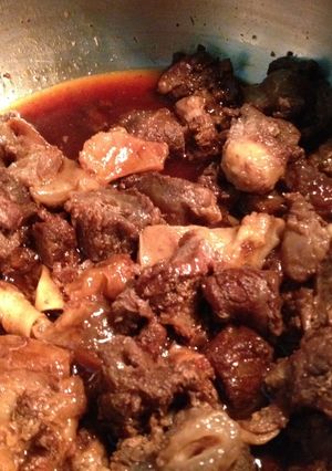 牛すじの甘辛煮-レシピのメイン写真