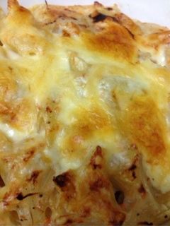 簡単☆水漬けペンネと鮭フレークのグラタン-レシピのメイン写真