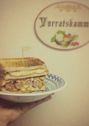 ﾁｰｽﾞとｳｨﾝﾅｰのﾎｯﾄｻﾝﾄﾞ☆*-レシピのメイン写真