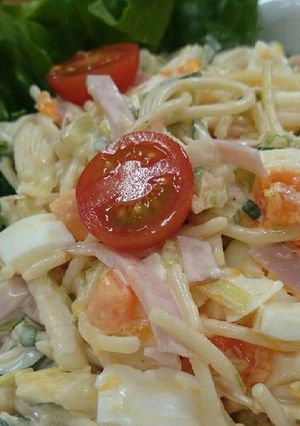 スイ〜卜チリマヨDe♬スパサラダ-レシピのメイン写真