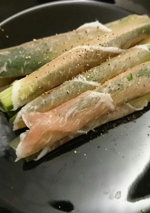 簡単おいしい☆きゅうりの生ハム巻き♪-レシピのメイン写真