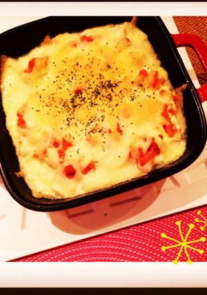 簡単！あつあつ豆腐明太グラタン^^-レシピのメイン写真