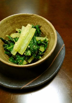 ンスナバー(ふだん菜)の胡麻和え-レシピのメイン写真