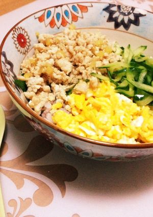 三食そぼろ丼！-レシピのメイン写真