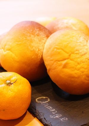 ミカンクリームパン-レシピのメイン写真