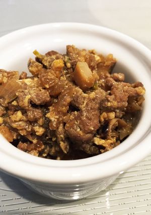 甘辛☆牛玉そぼろ☆ご飯に乗せて〜-レシピのメイン写真