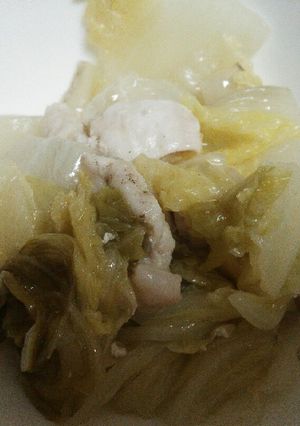 白菜と鶏肉のマーガリン煮-レシピのメイン写真