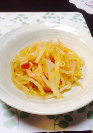 懐かしの味！もやしとハムのからし和え-レシピのメイン写真