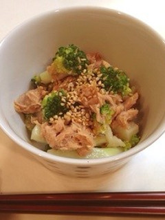 ツナとブロッコリーの中華風酢の物-レシピのメイン写真