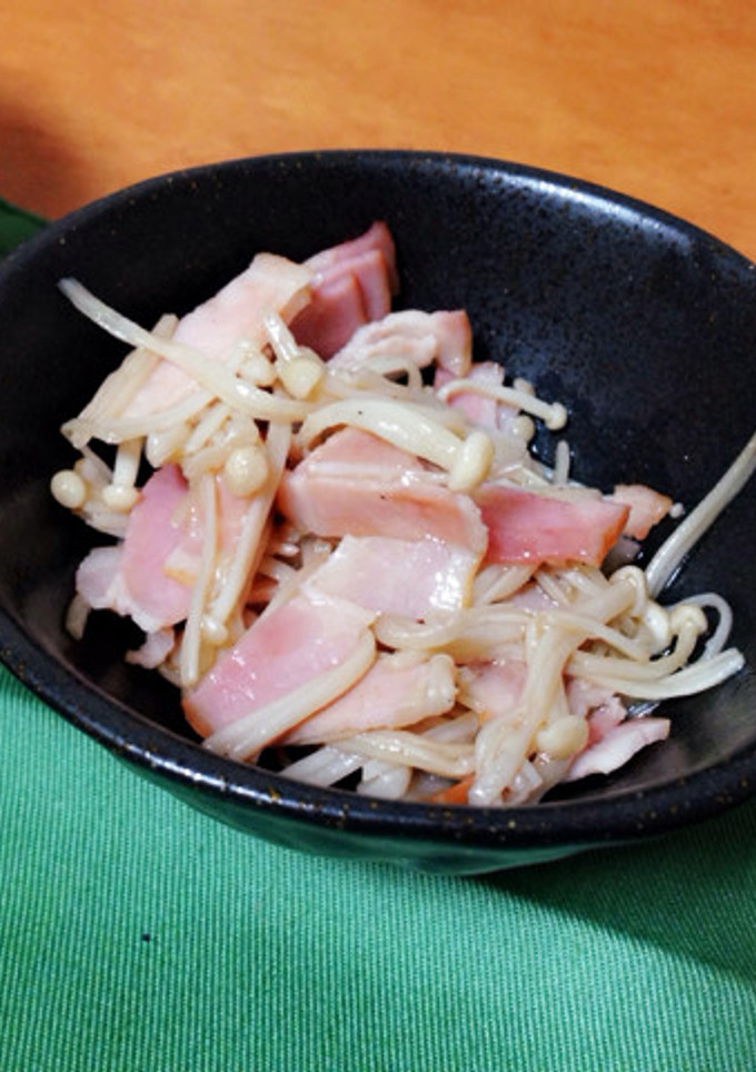 簡単 えのきとベーコンの炒め物-レシピのメイン写真